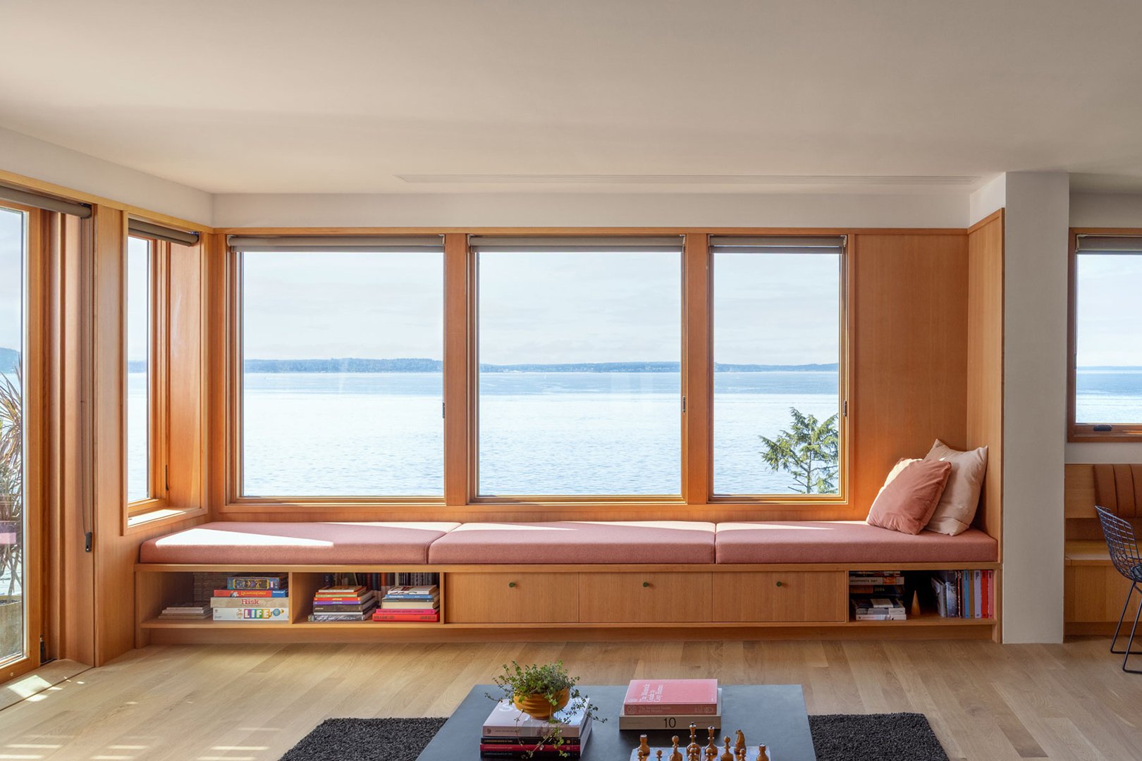 banquette in living room