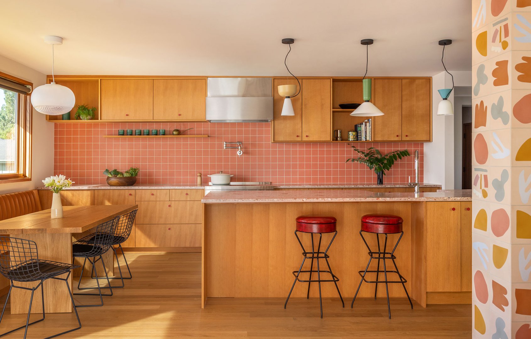 kitchen and dining area