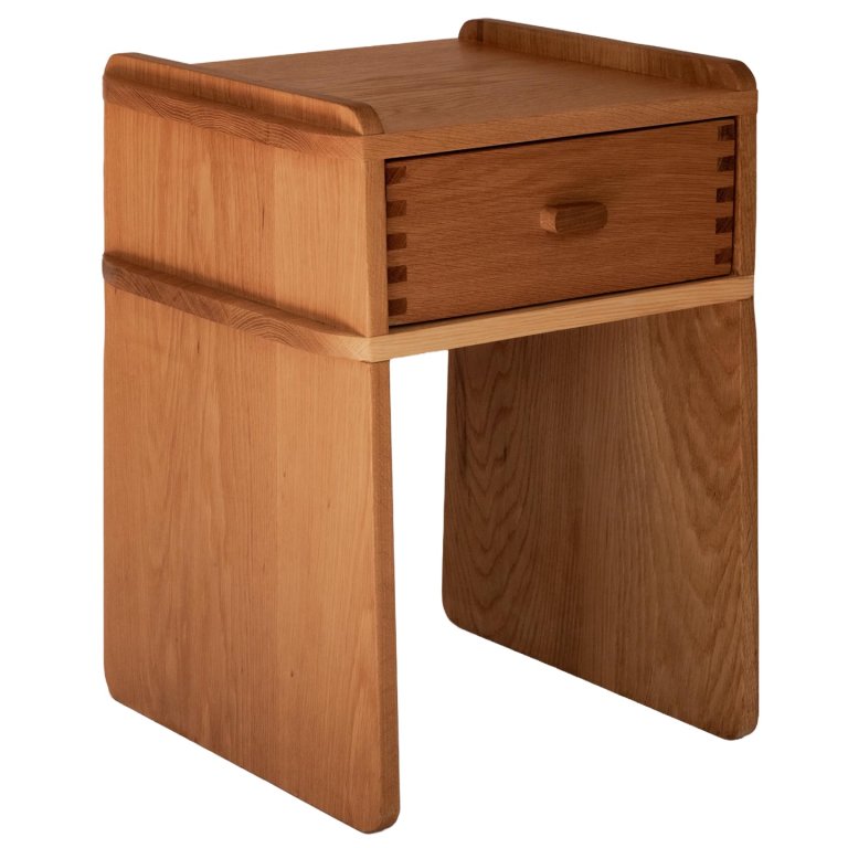 handmade wood nightstand