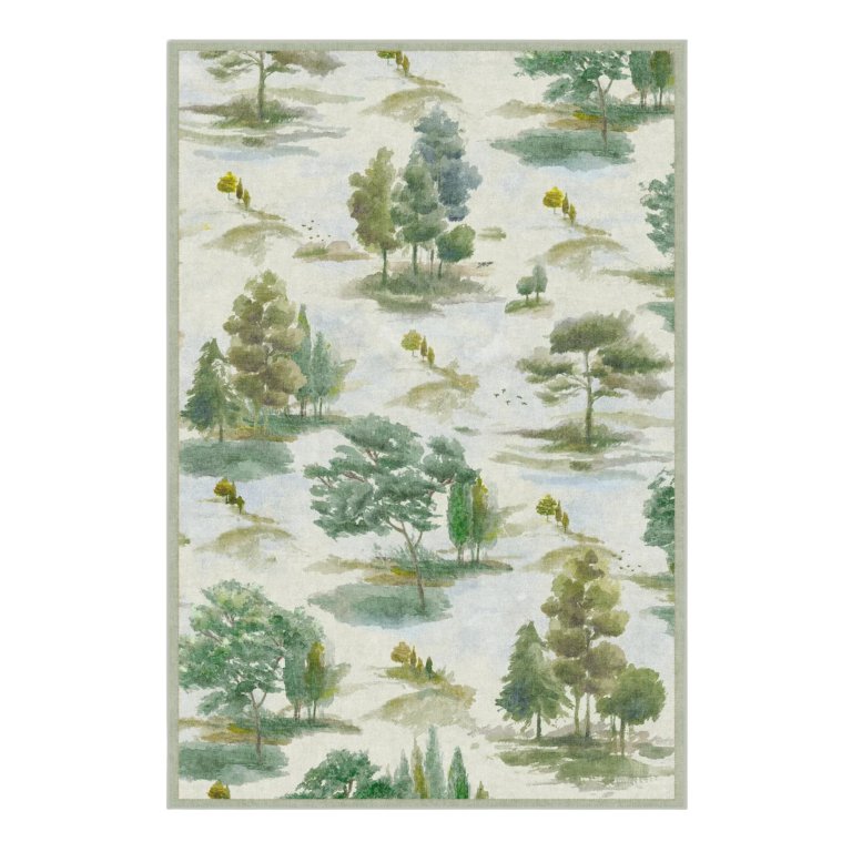 pastoral landscape rug