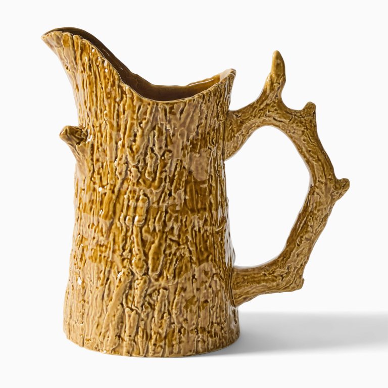 faux wood pitcher