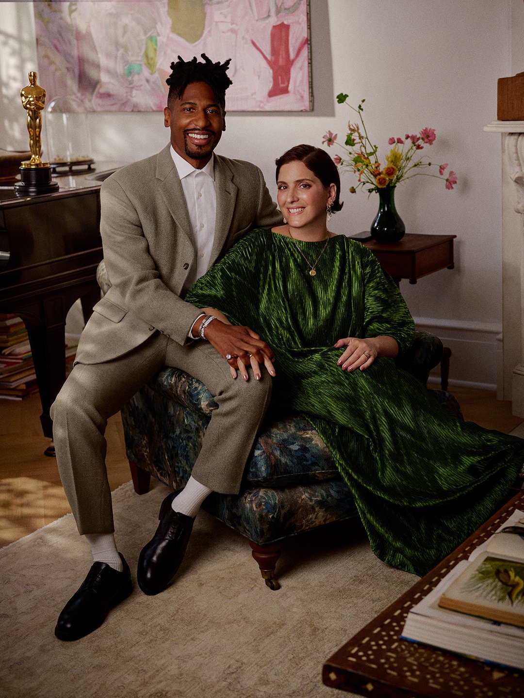 couple sitting in living room