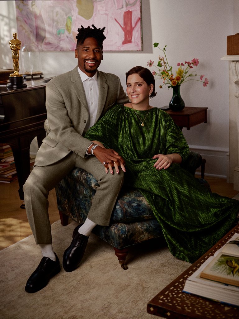 couple sitting in living room