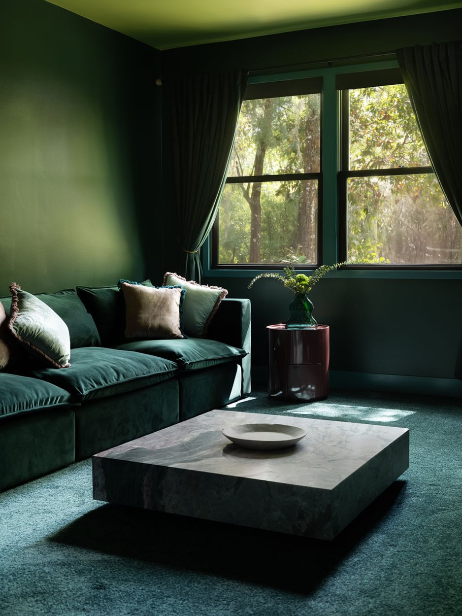 green theater room
