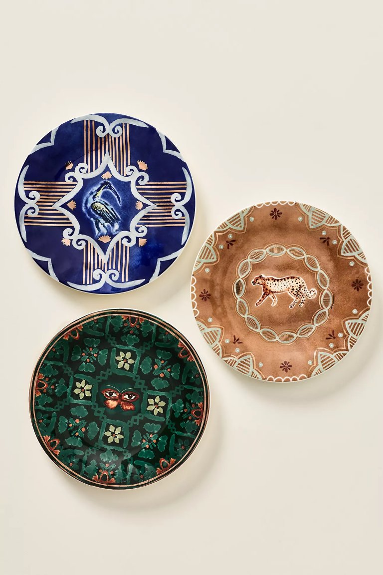 round dessert plates