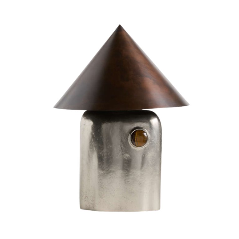 Bowery Silver Table Lamp by Laura Harrier and Tiffany Howell