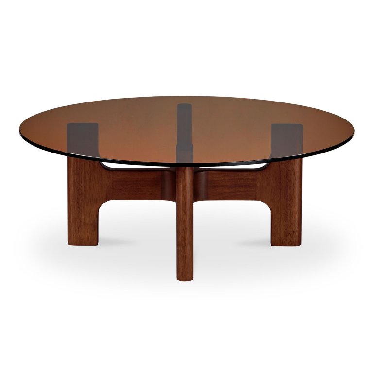 Csilla Round Glass Coffee Table