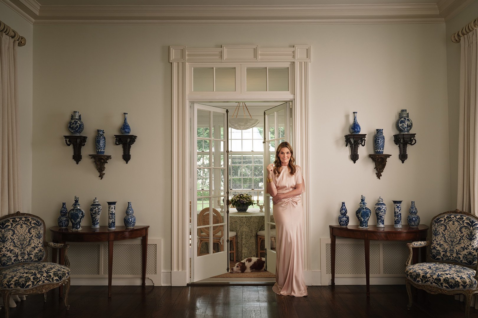 woman standing in threshold