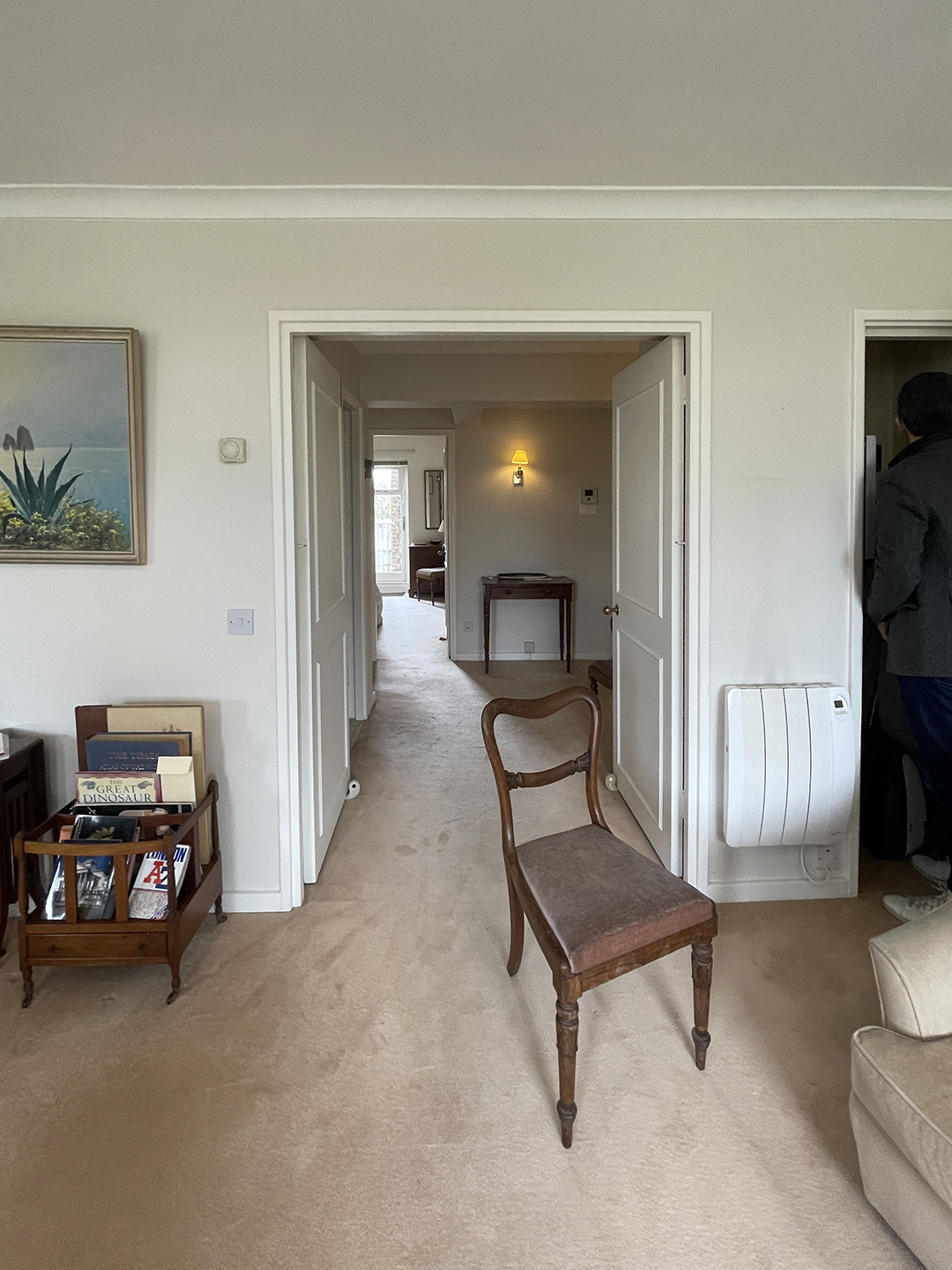 white living room