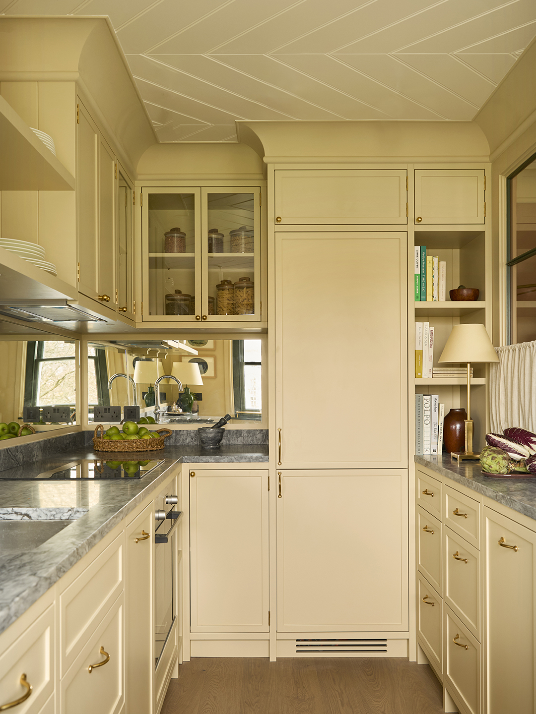 yellow kitchen
