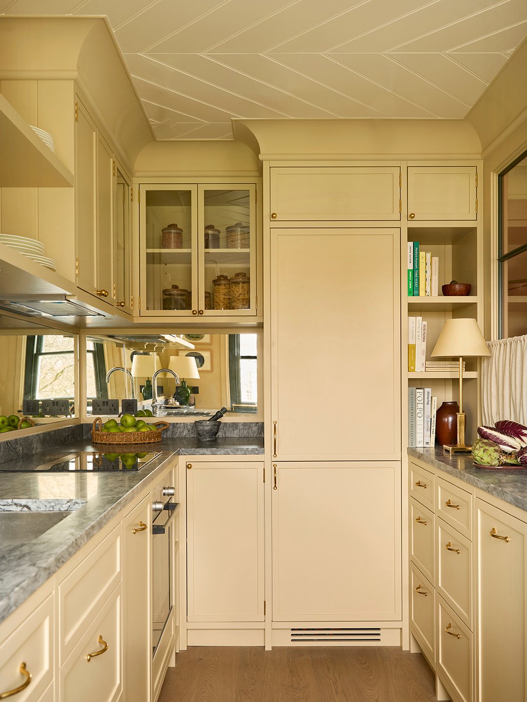 yellow kitchen