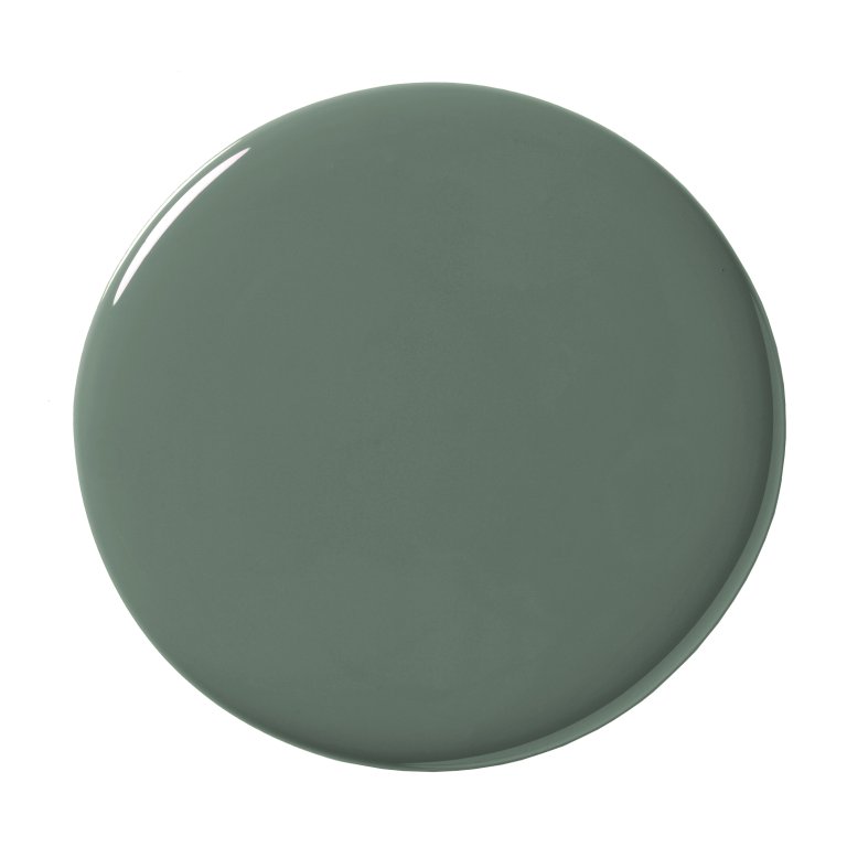 green paint blob