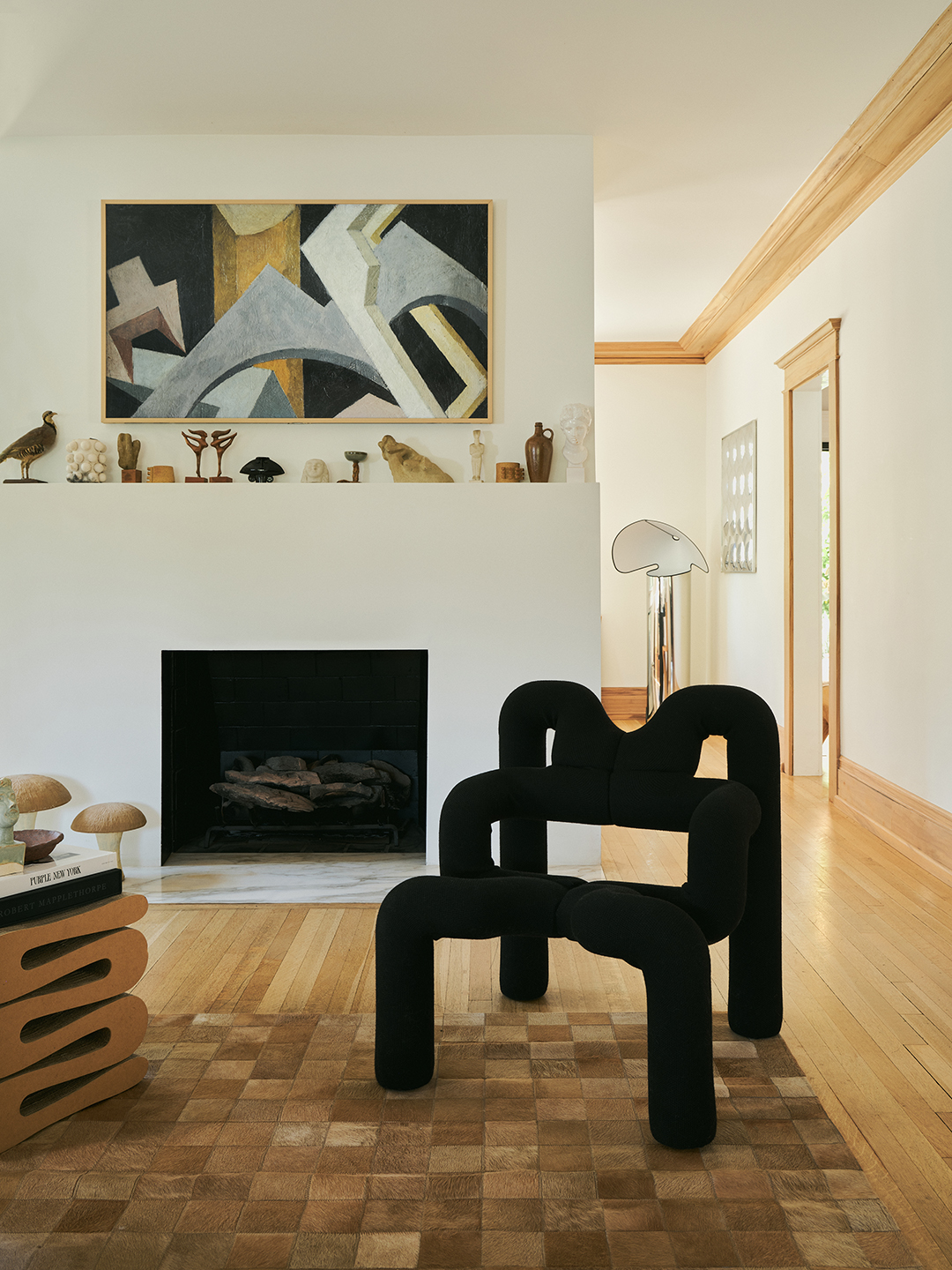 living room with chair