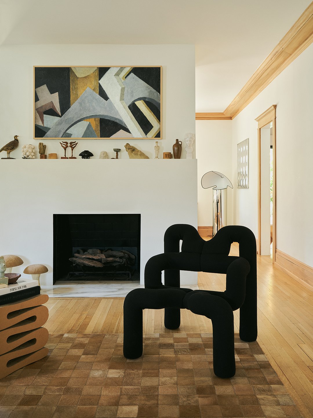 living room with chair