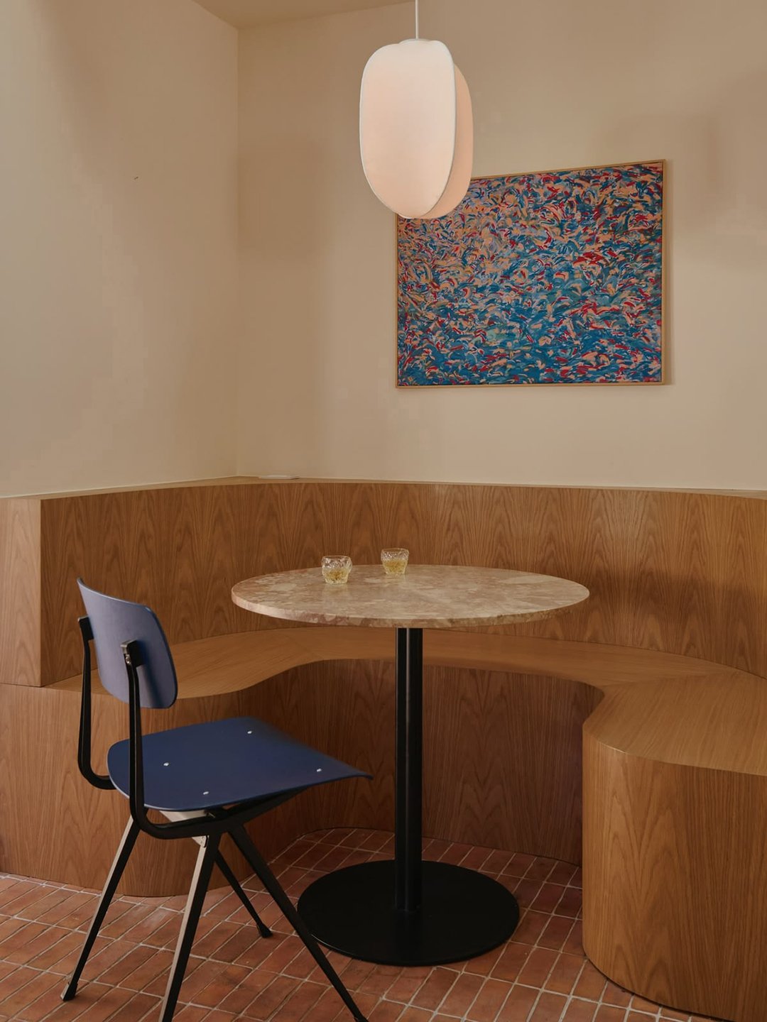 wood banquette
