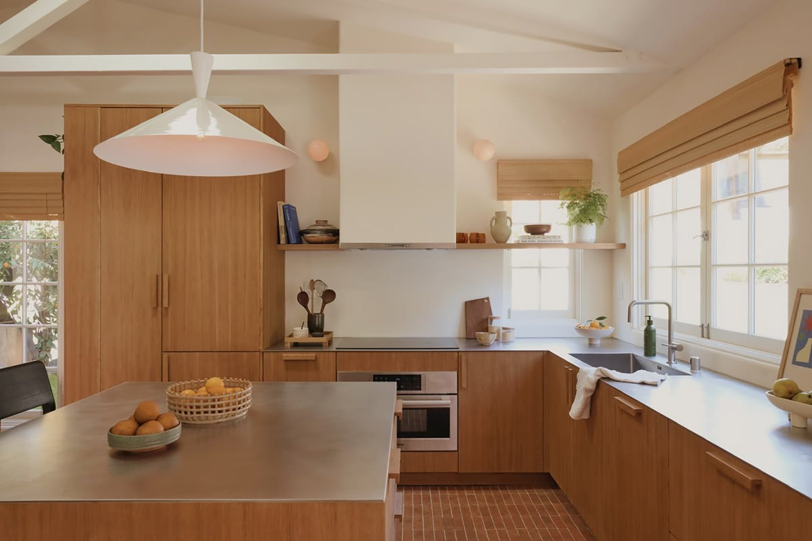 oak wood kitchen
