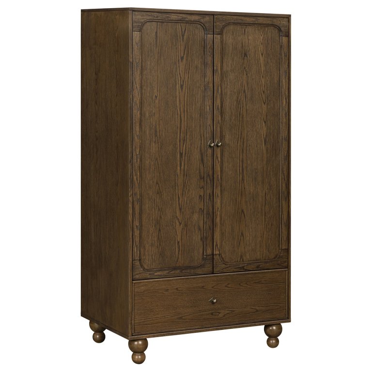 tall dark wood armoire