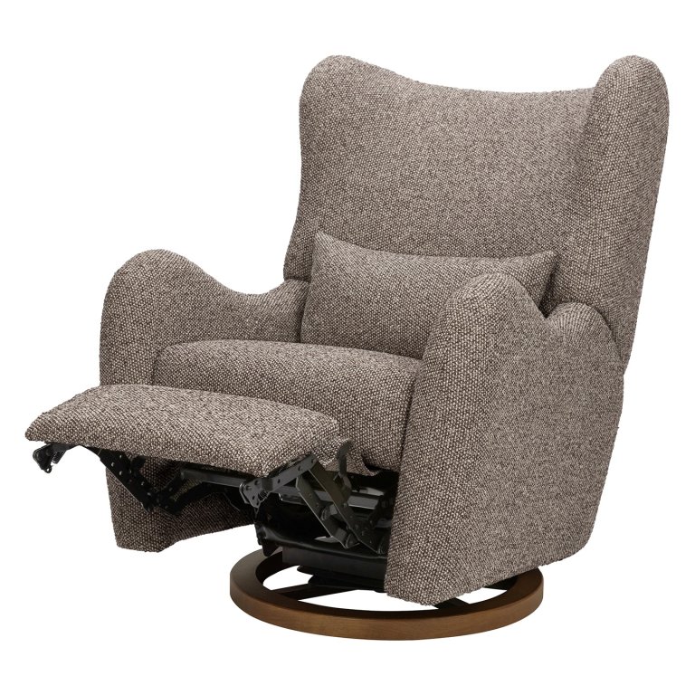 curved nursery glider