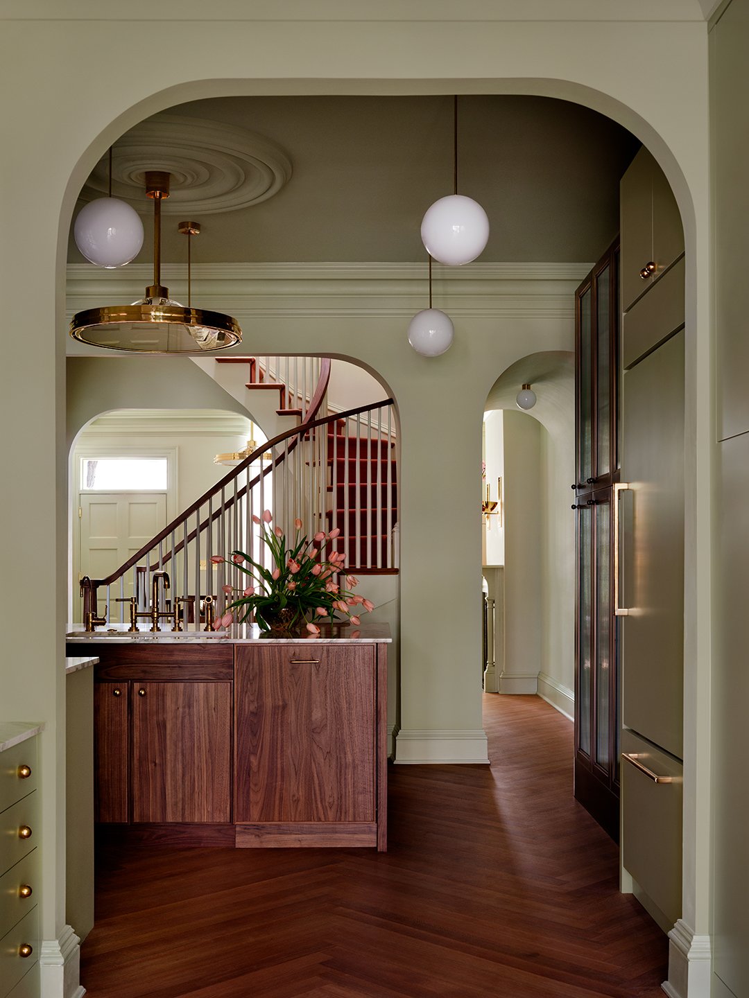 green kitchen