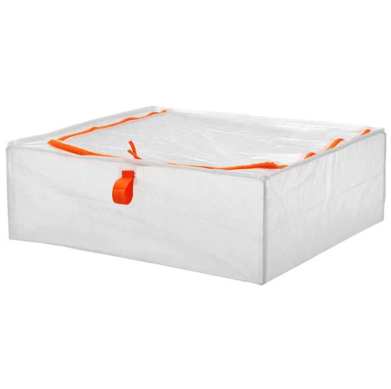 white clothing bag