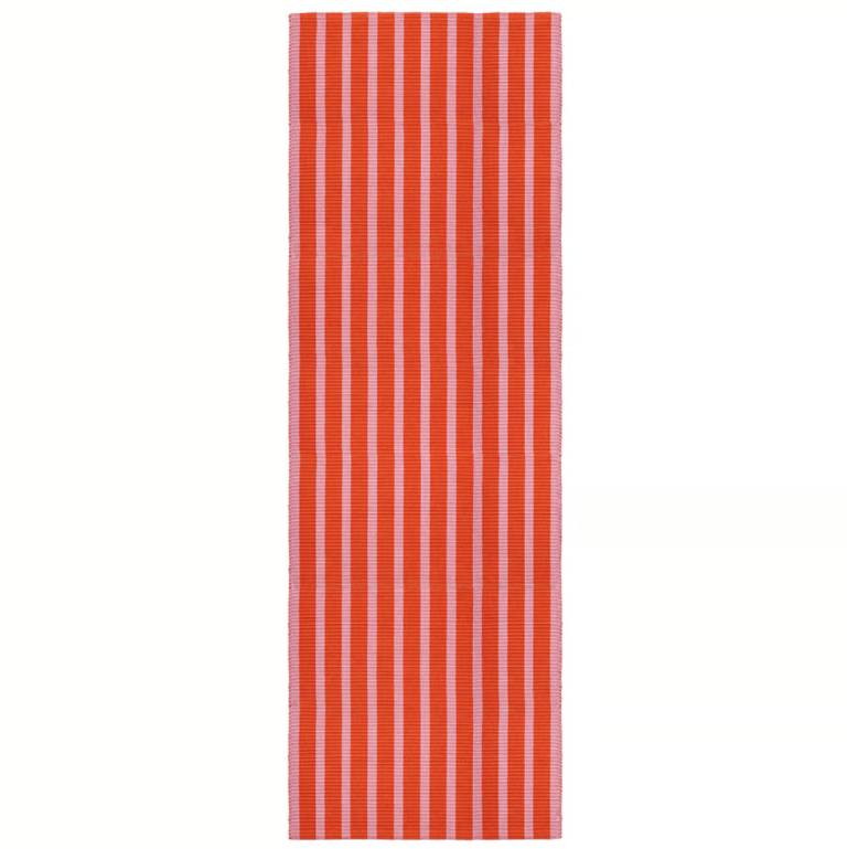 striped rug
