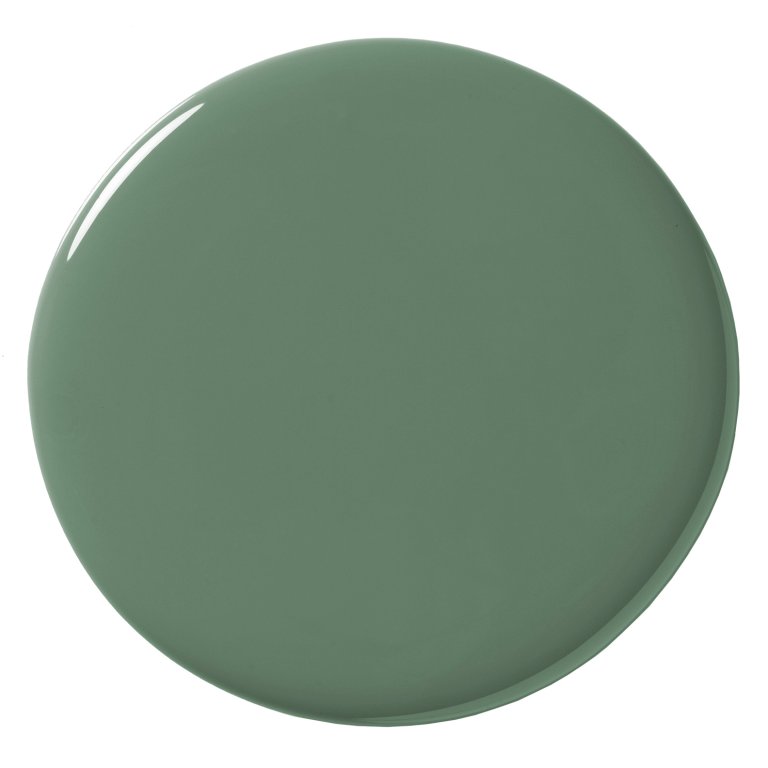 green paint blob