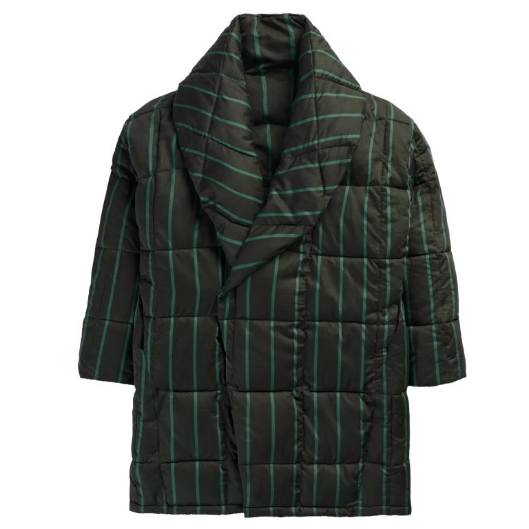 Cocoon Robe - Evergreen and Malachite Lightbox