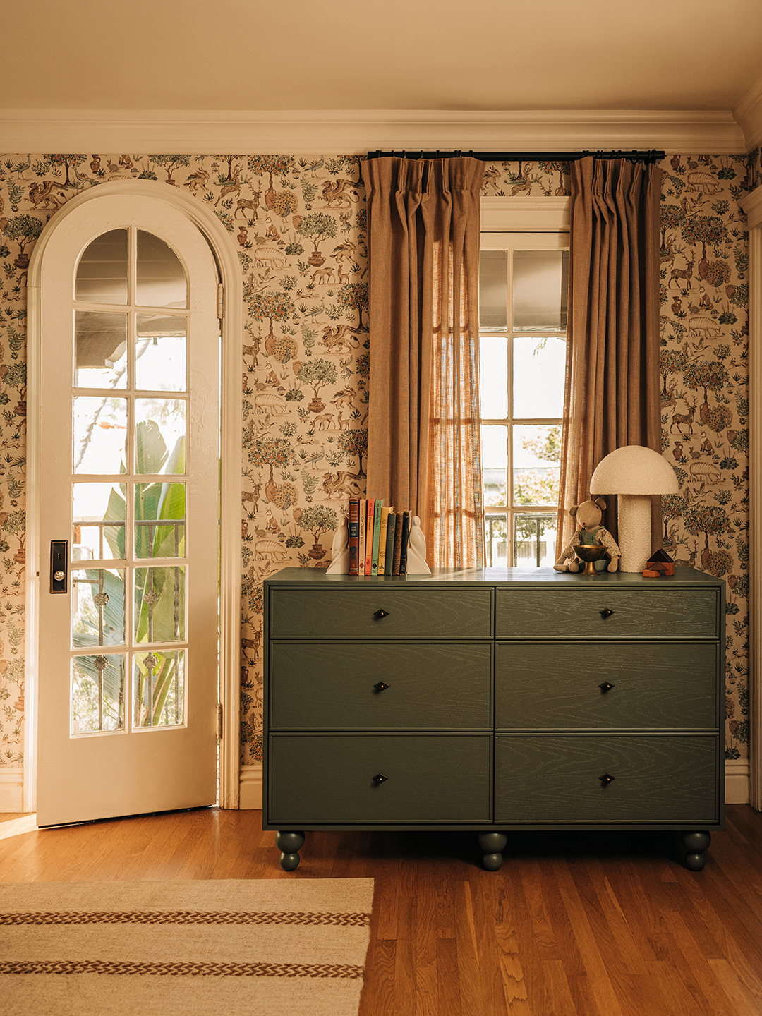 green dresser