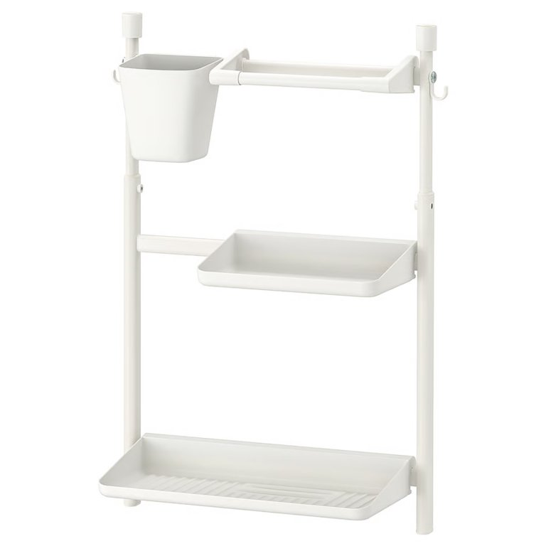 kitchen organizer in white